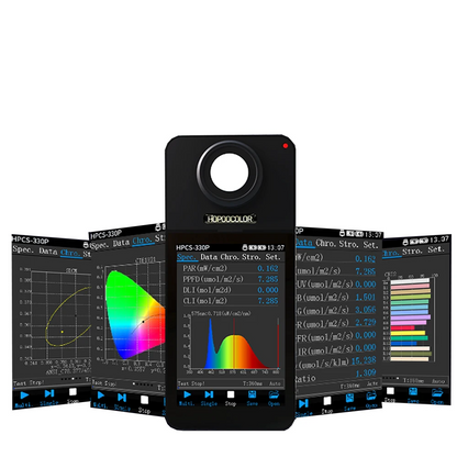 Wireless 350-800nm PPFD Light Spectrum Meter HPCS330P