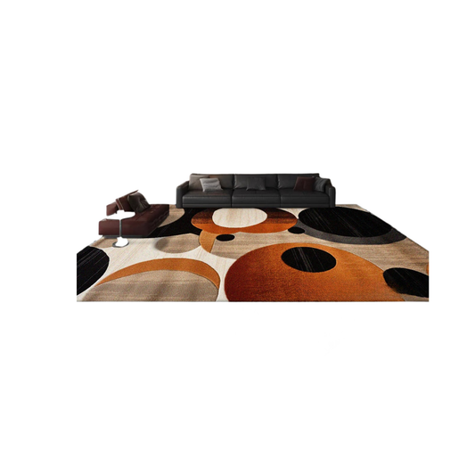 Modern Flannel Area Rug Anti Slip Living Room