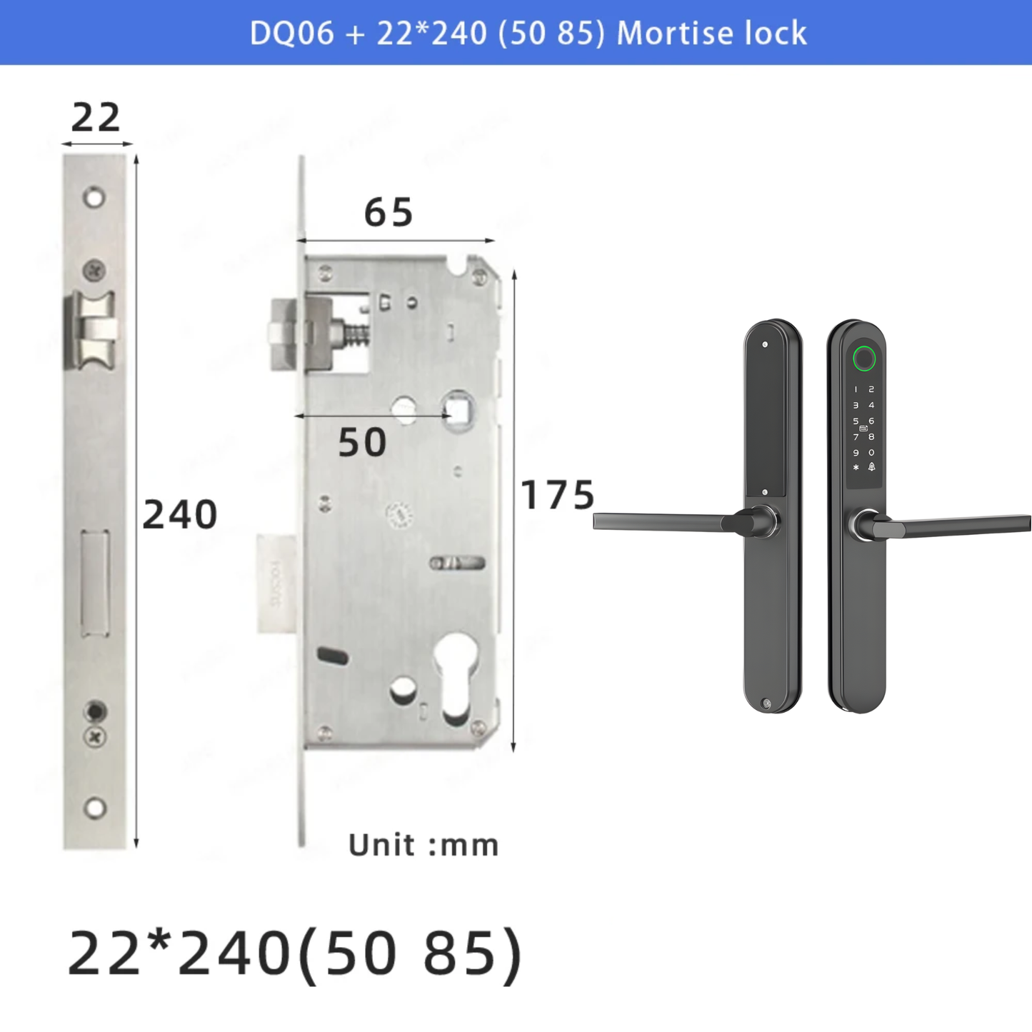 Digital Fingerprint Lock for Home or Office Doors