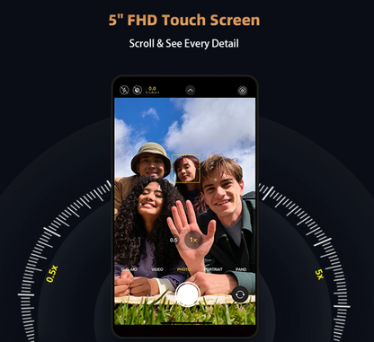 Portable Vlog Monitor for Rear-Camera Phone Selfies