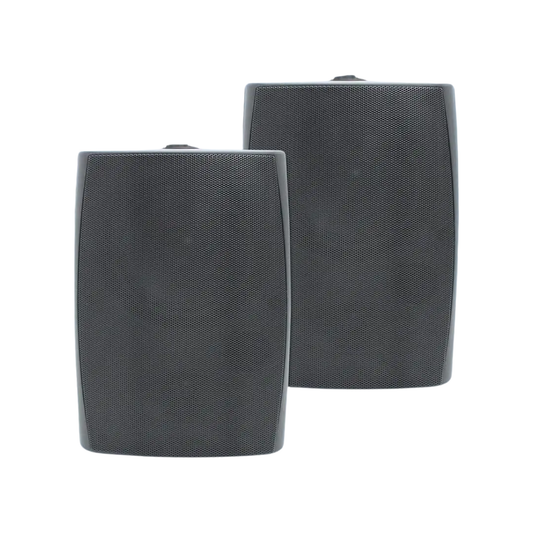 6.5 Inch Waterproof Bluetooth Wall Speakers with Powerful Bass Black