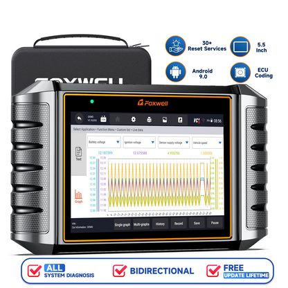 OBD2 Full System Diagnostic Scanner ECU Coding Active Test