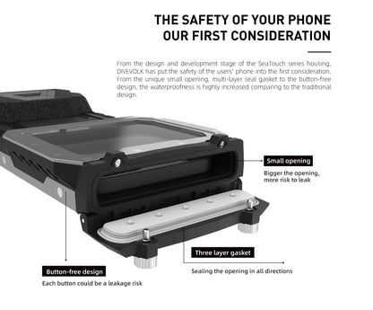 Waterproof Diving Case for iPhone 16 Dynamic Black