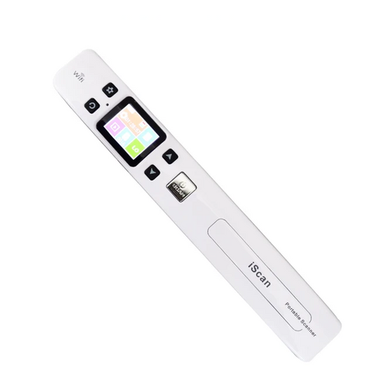White WiFi Handheld Scanner for Documents