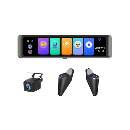 12-Inch 4K Dash Cam ADAS Blind Spot Monitor