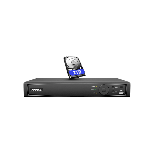 8CH PoE Network Video Recorder 2TB CCTV