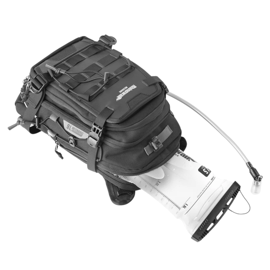 Portable 9L Motorbike Tank Bag with MOLLE Storage System