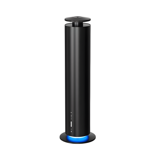 Compact Cordless Essential Oil Diffuser Black USB-C Smart