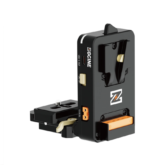 Dual V-Mount Battery Plate with Quick Release for DSLR