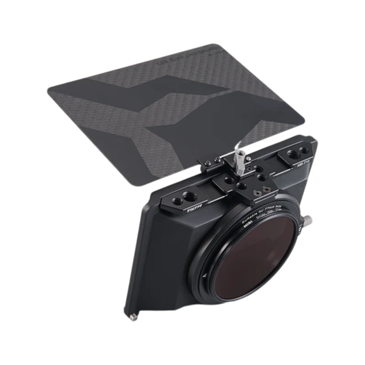 Camera Matte Box with Multiple Lens Ring Sizes