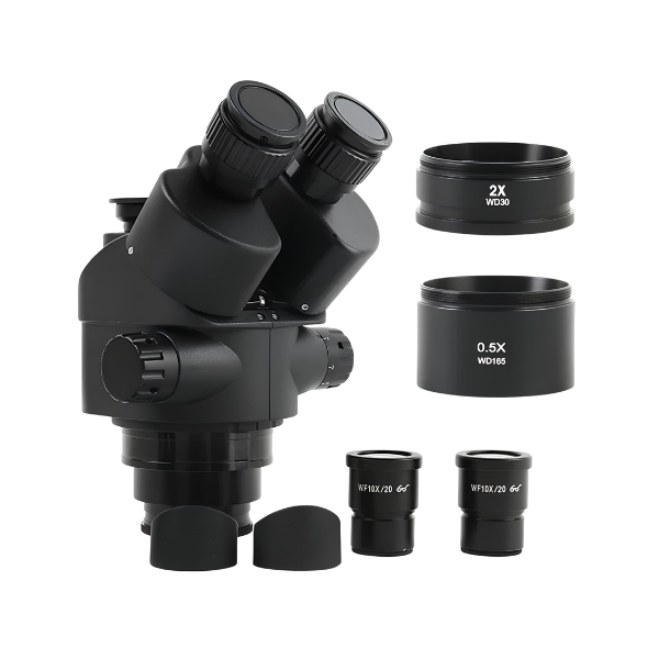 3.5X-90X Trinocular Stereo Microscope with Barlow Lens