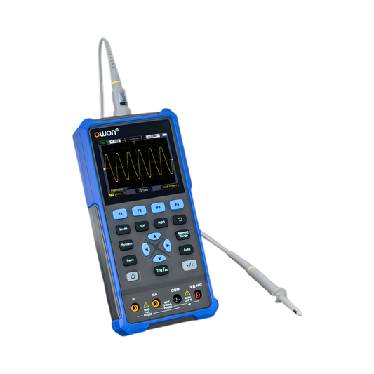 Handheld 40MHz Oscilloscope with Built-In Multimeter and Signal Generator