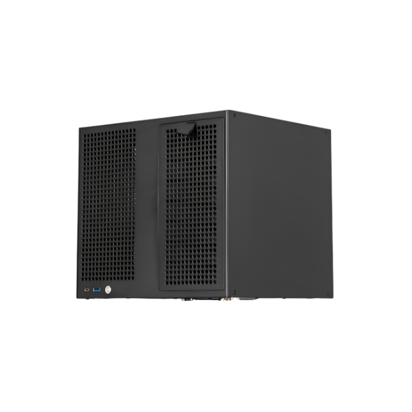 Black 21.8L 8-Bay NAS Chassis with ATX PSU