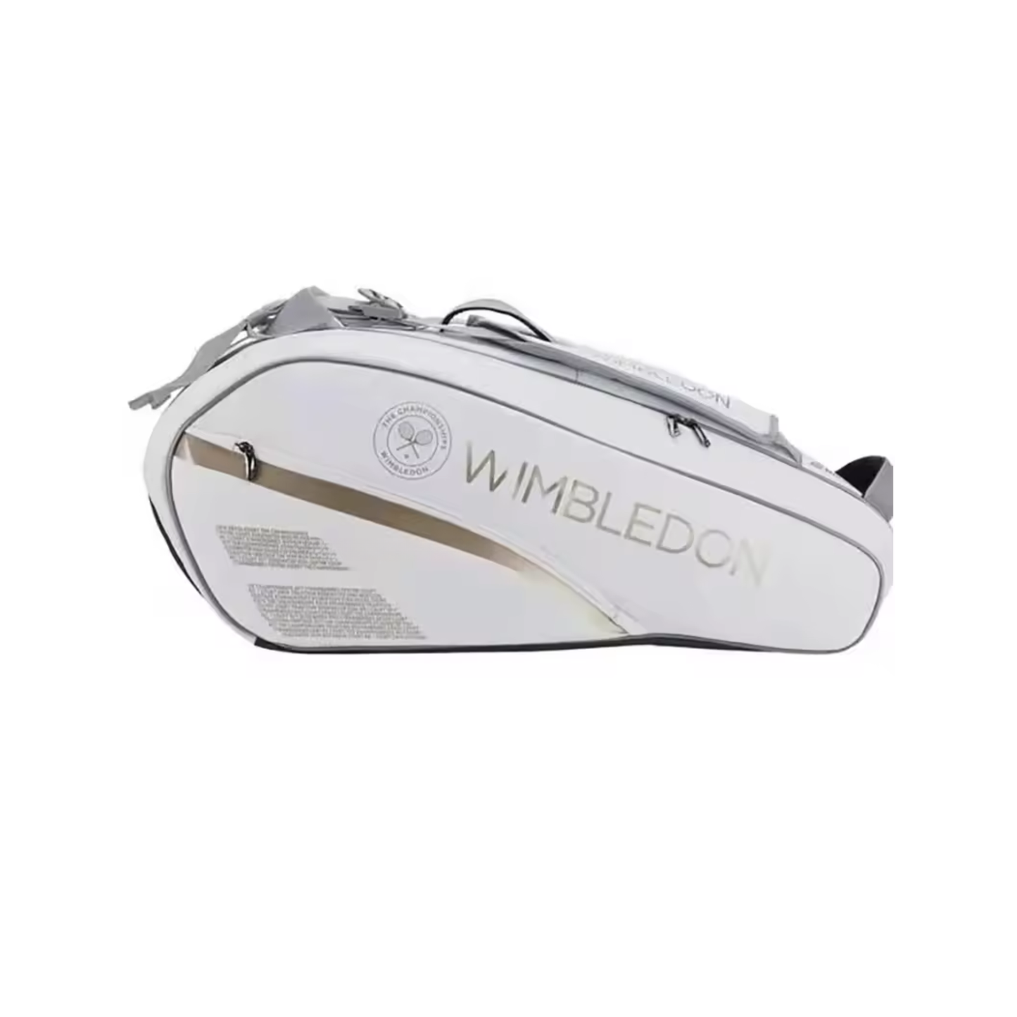 Compact 6-Racquet Tennis Bag with Dual Carry Handles and Straps