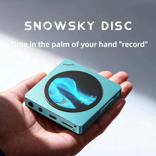 Portable Hi-Fi Disc Music Player with Bluetooth 5.4