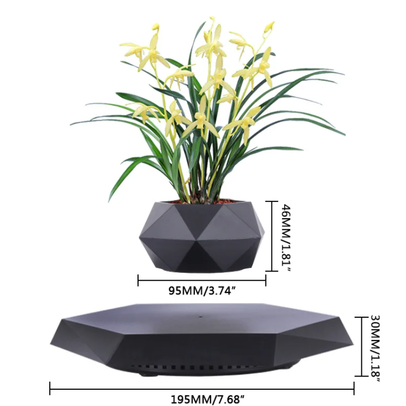 Floating Magnetic Levitation Plant Pot for Succulents