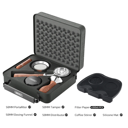 58mm Bottomless Coffee Portafilter with Seven Accessories