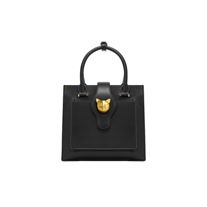 Women’s Black Leather Shoulder Bag Casual Crossbody Handbag