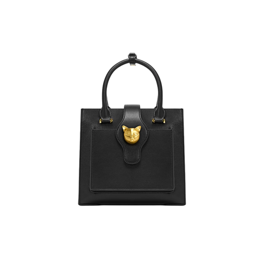 Women’s Black Leather Shoulder Bag Casual Crossbody Handbag