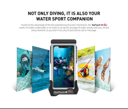Glimmering White Diving Phone Case for iPhone 16