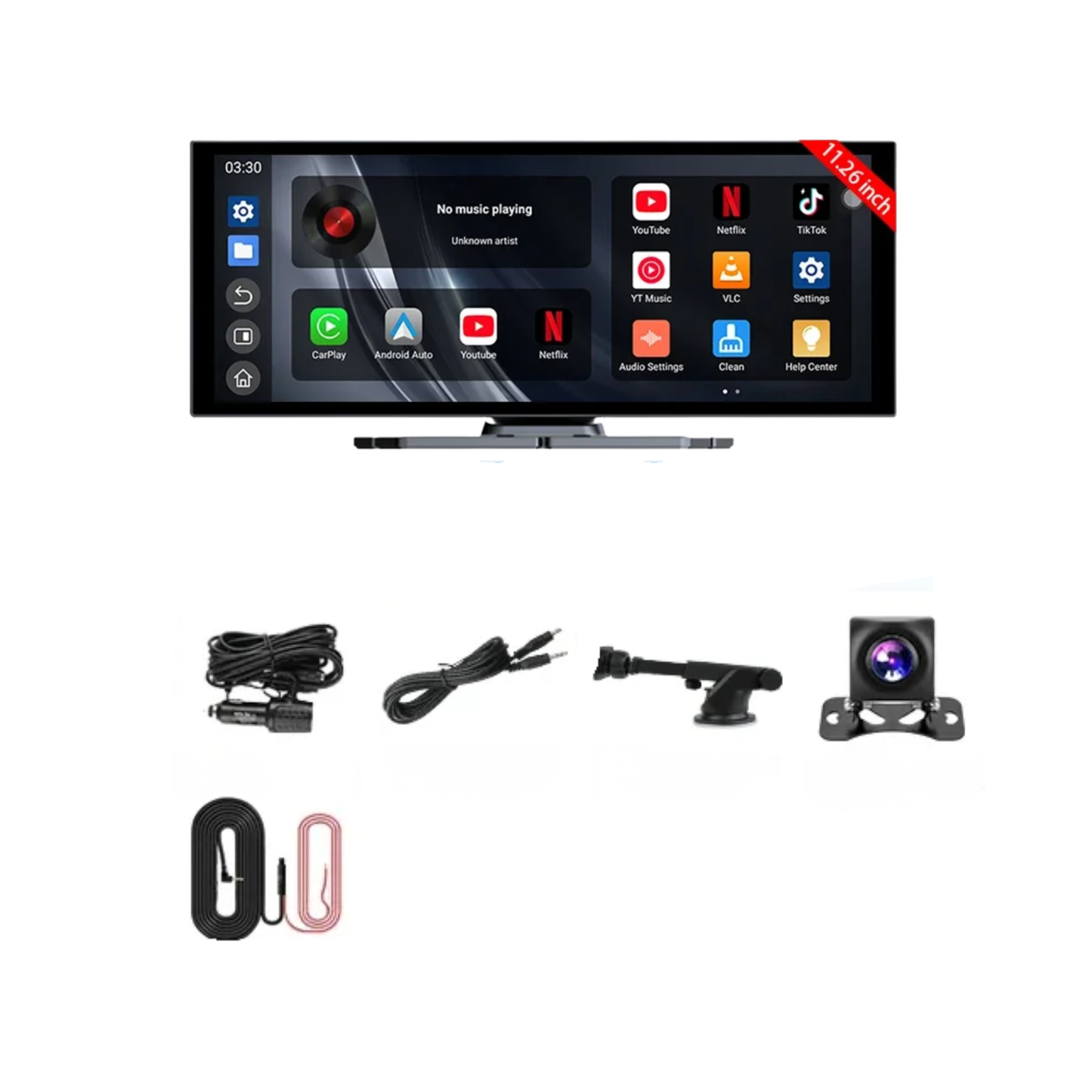 Smart 11.26 Car Multimedia Player with 10M Rear Cam