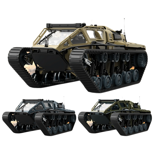 Remote Control Tracked Tank with LED Lights Off-Road