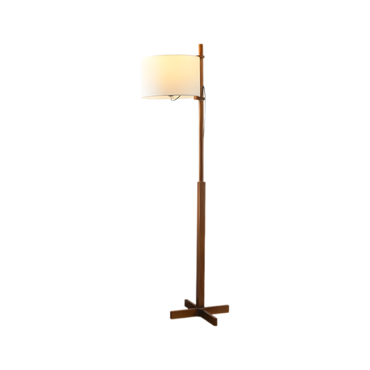 H165cm LED Floor Lamp with 3-Color Dimming