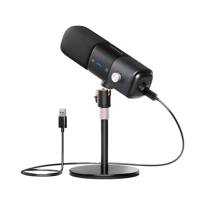 USB XLR Condenser Microphone for Gaming and Streaming
