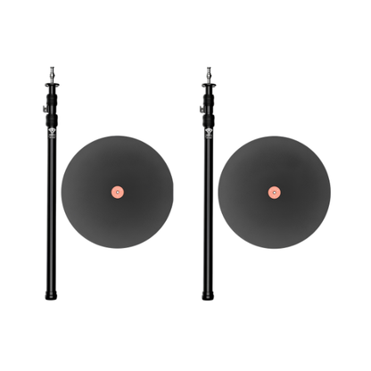 79 Inch Camera Monopod Light Stand with Round Base 2-Pack