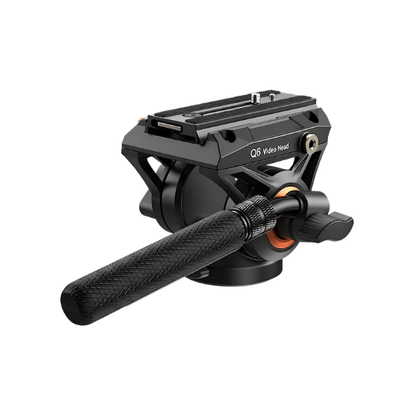Panoramic Fluid Video Tripod Head with Quick Release Plate