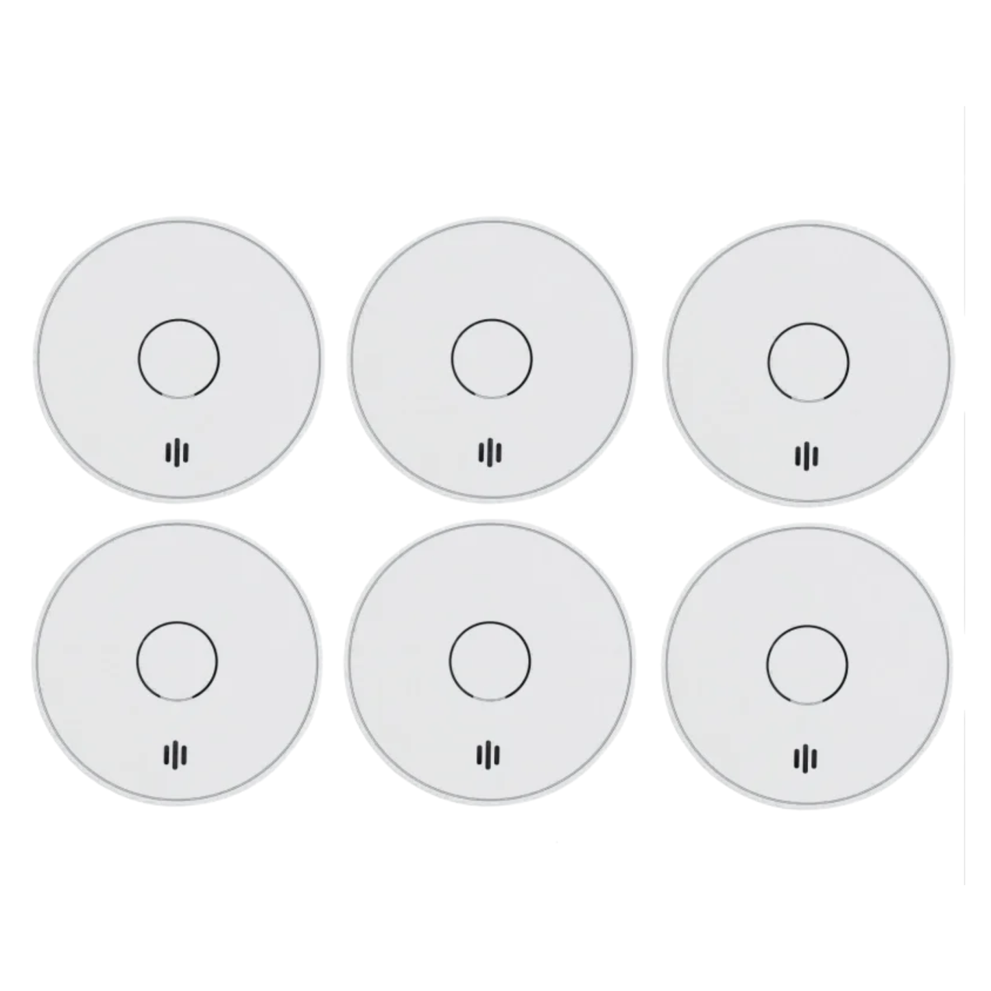 6 Pack 10 Year Battery Wireless Smoke Alarm