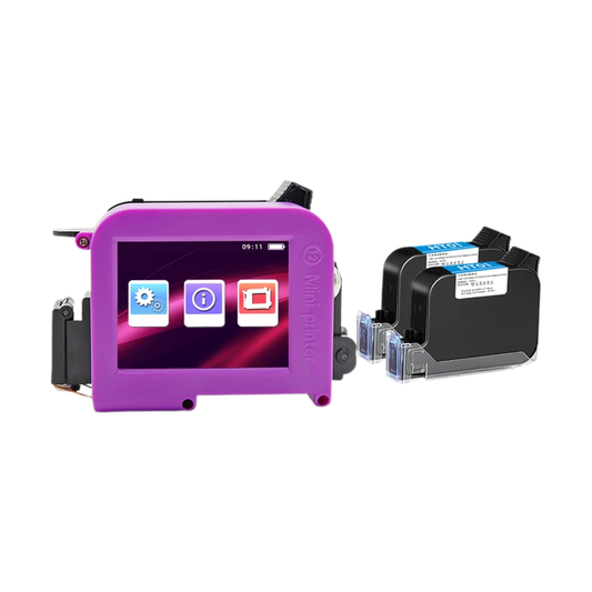 Portable Label Printer for Packaging Bottles and QR Codes