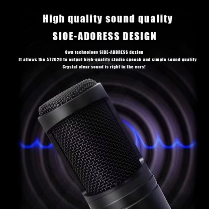 Cardioid Condenser XLR Microphone for Studio Recording