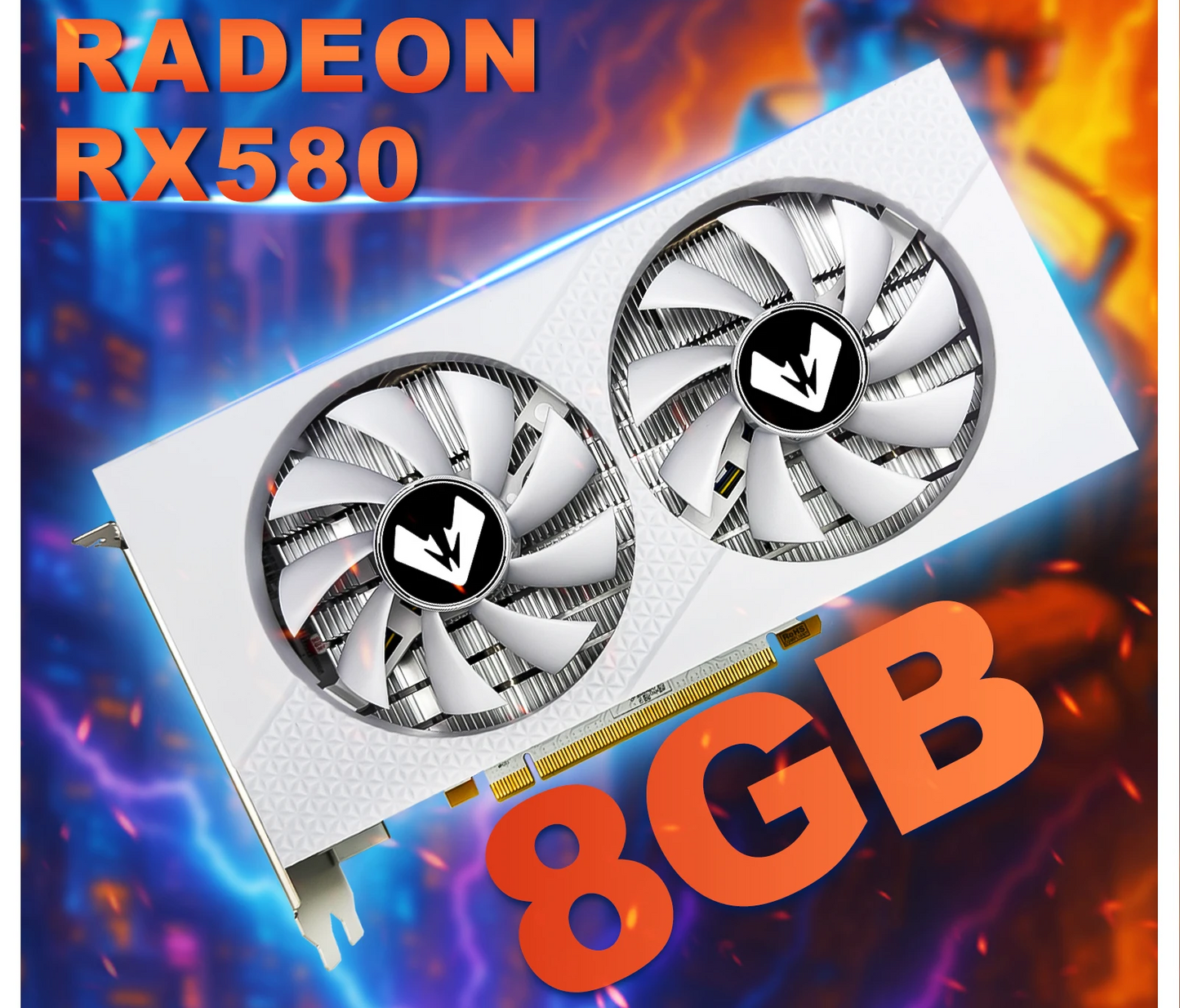 Radeon RX 580 2048SP Graphics Card GDDR5 256bit Gaming GPU