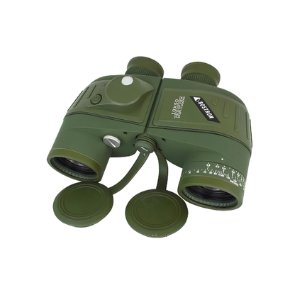 10x50 Military Binoculars Waterproof Compass Rangefinder Green