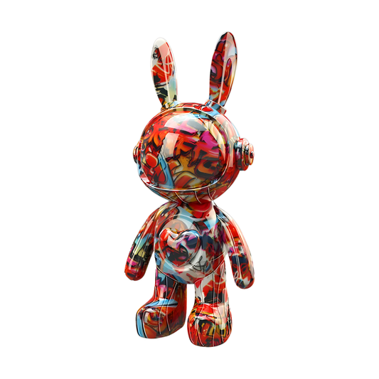 Modern Robot Rabbit Statue Home Decoration