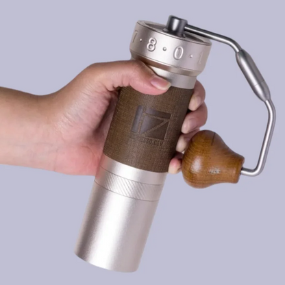 Precision Hand Coffee Grinder with Fine Adjustment for Pour Over