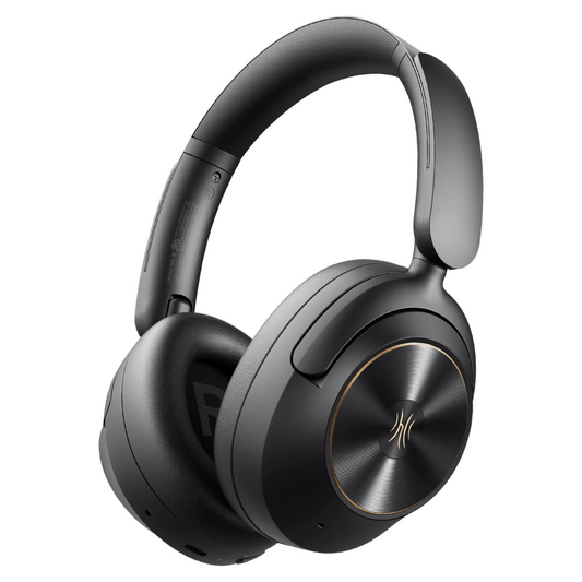 Black Wireless ANC Headphones Over-Ear Hi-Res LDAC