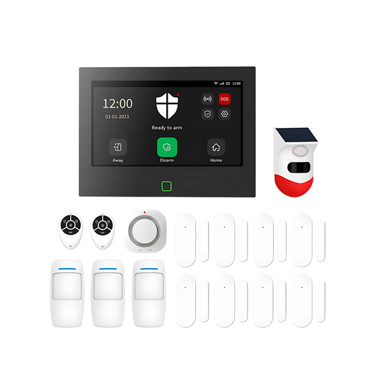 7 Inch 4G Home Alarm System with Remote Access