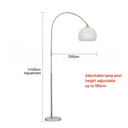 Minimalist Floor Lamp White Medium with 3 Color Mood Switch