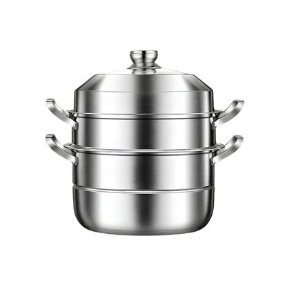 304 Stainless Steel 3-Tier Steamer 30cm