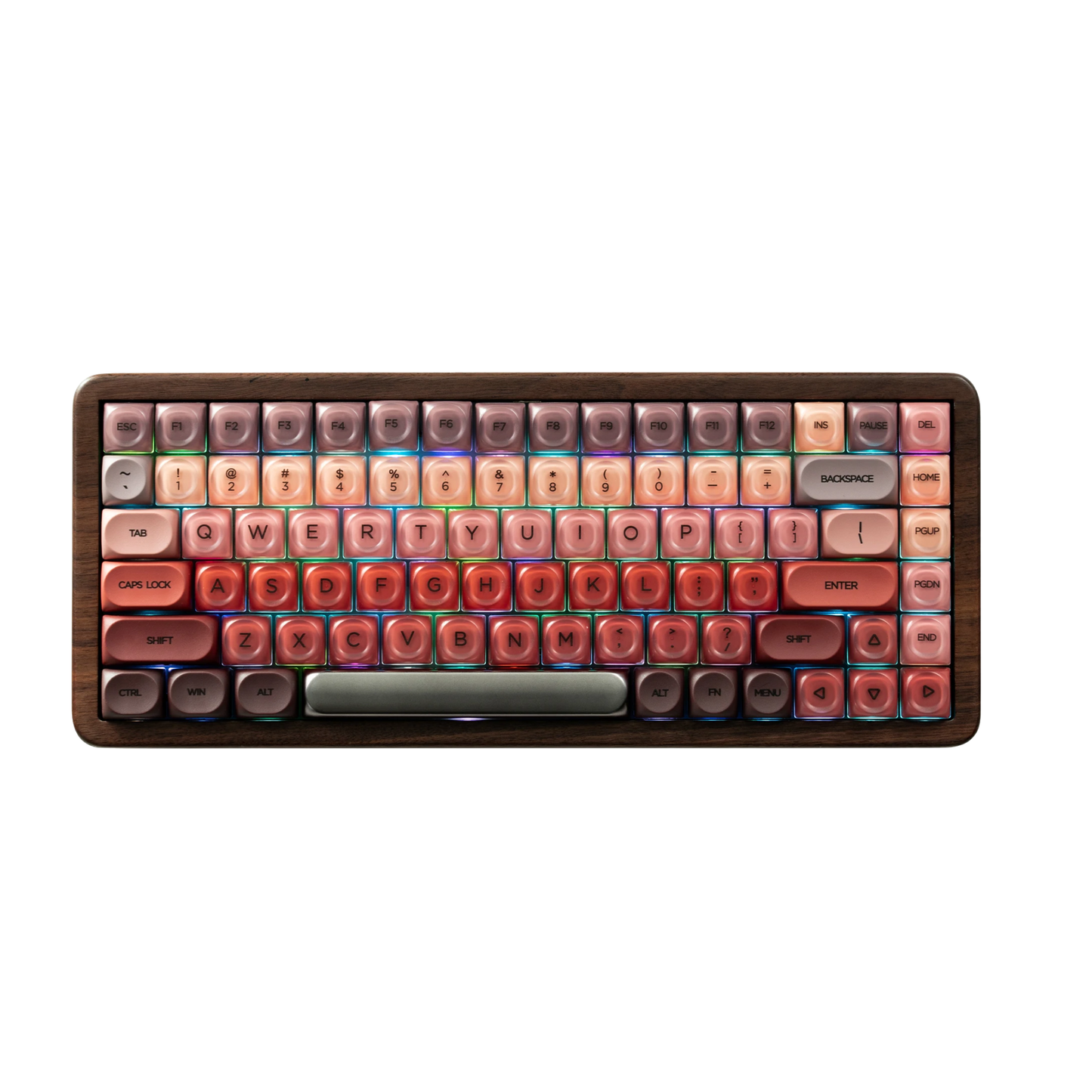 Tri-Mode Wireless RGB Mechanical Keyboard 75% Hot Swappable Kit