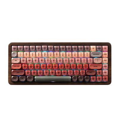Tri-Mode Wireless RGB Mechanical Keyboard 75% Hot Swappable Kit
