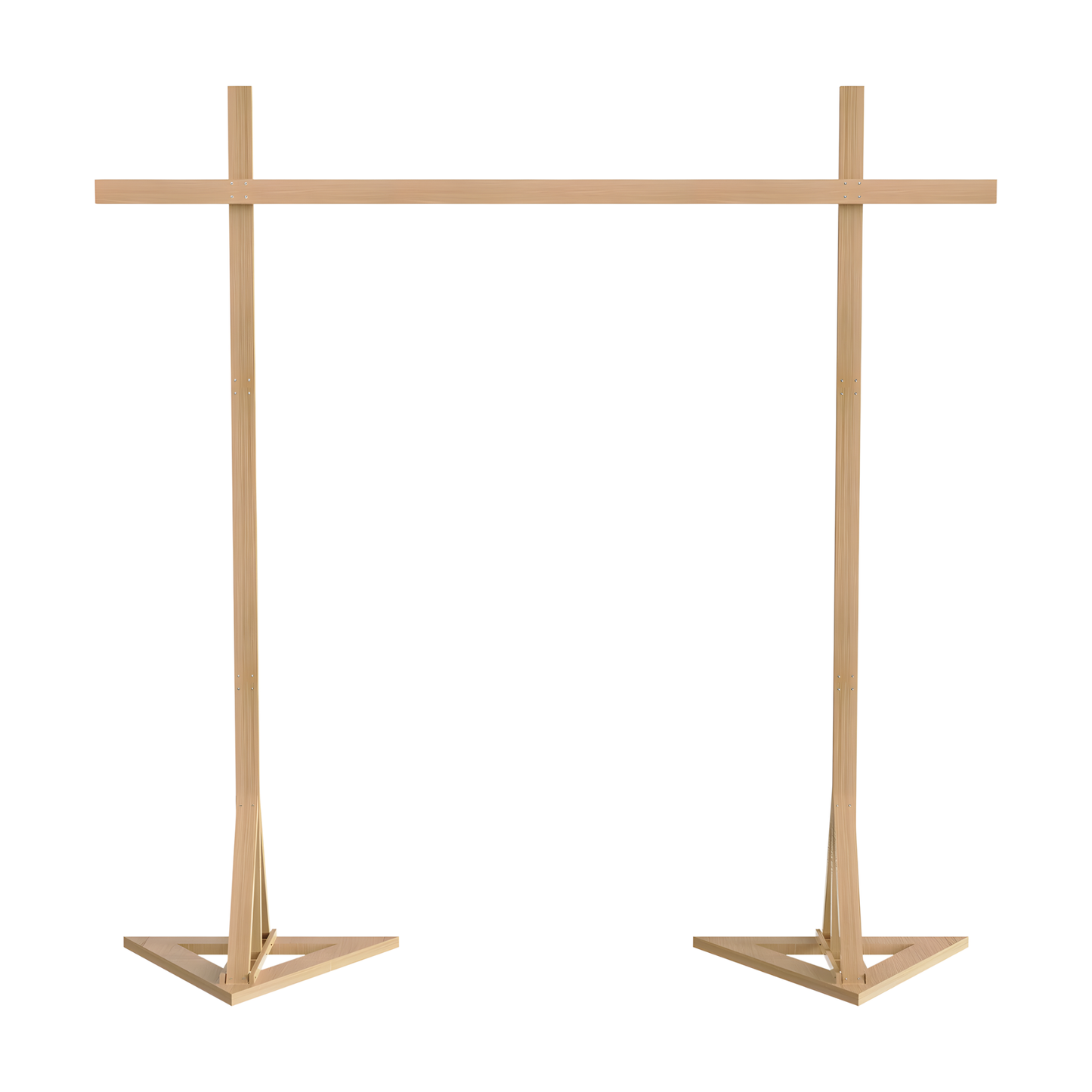10x10ft Wooden Wedding Arch Backdrop Stand