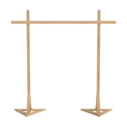 10x10ft Wooden Wedding Arch Backdrop Stand