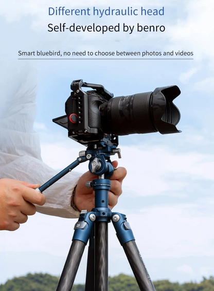 Professional Camera Tripod Aluminum Head Single Handle