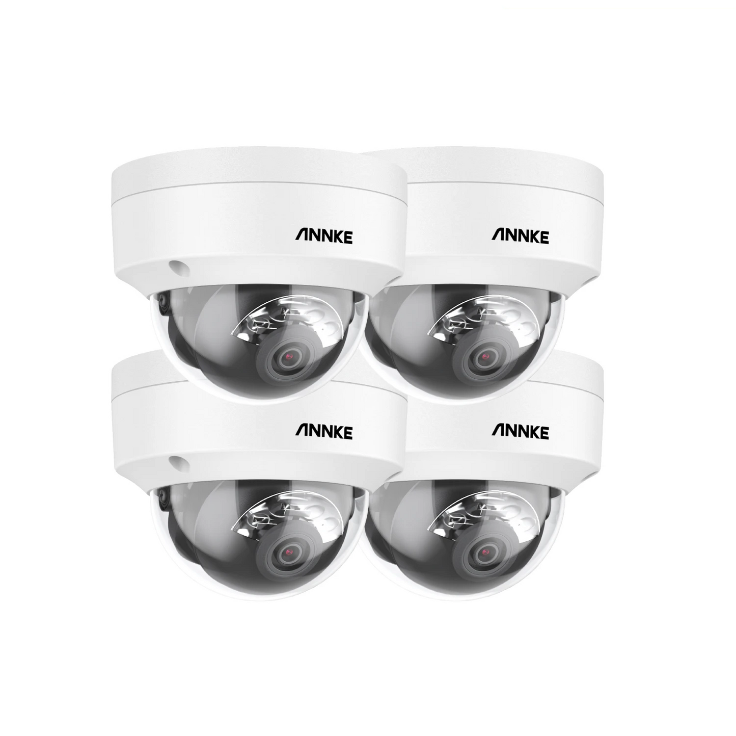 Dome A 12MP Human & Vehicle Detection Camera 4-Pack