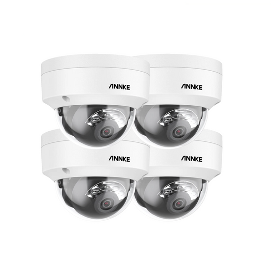 Dome A 12MP Human & Vehicle Detection Camera 4-Pack