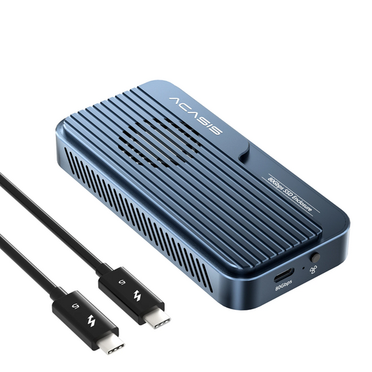 High-Speed SSD Case with Cooling for USB4/Thunderbolt
