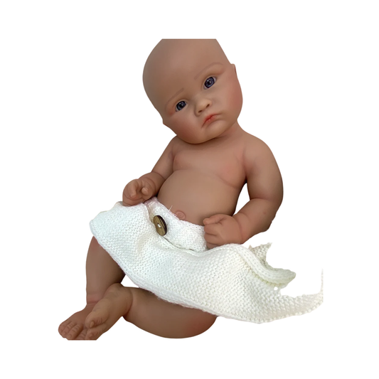 Soft Washable 45cm Reborn Doll Painted
